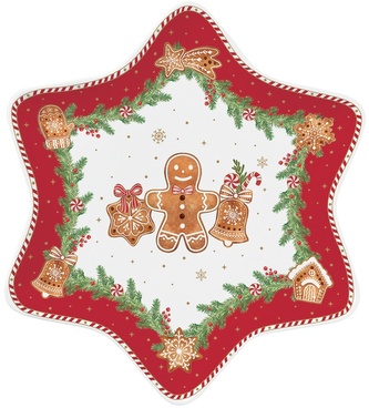 Servírovací talíř Fancy Gingerbread