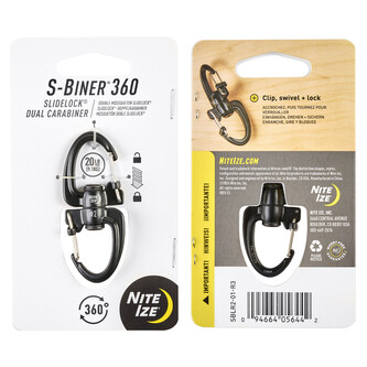 Oboustranná karabina Nite Ize S-Biner SlideLock 360° #2