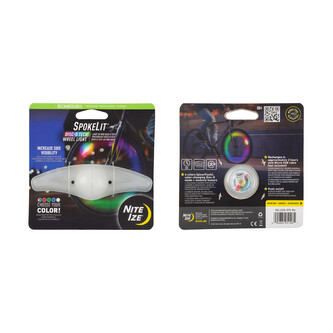 Nabíjecí světlo do výpletu kola Nite Ize SpokeLit Disc-O Tech