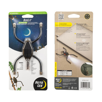 Nabíjecí Mikro svítilna Nite Ize Buglit® Coyote Black