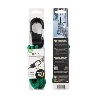 Gumicuk s uzamykací karabinou Nite Ize Slide Lock Carabiner Bungee 121 cm