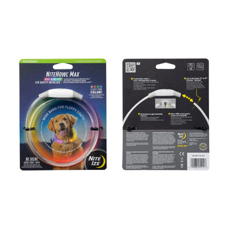 Nabíjecí LED bezpečnostní obojek Nite Ize NiteHowl Max- Disc-O Select