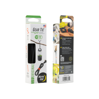 Vázací drát Nite Ize Gear Tie PROPACK GT PROPACK 12" černá