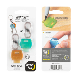 Flexibilní barevné obaly na klíče Nite Ize IdentiKey™ Covers Covers + Microlocks