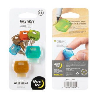 Flexibilní barevné obaly na klíče Nite Ize IdentiKey™ Covers Covers Only- 4 Pack
