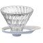 Dripper Hario glass V60 white (VDGR-02W) new
