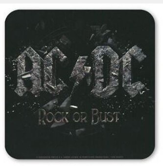 Tácek pod sklenici AC/DC: Rock Of Bust (10 x 10 cm) korek