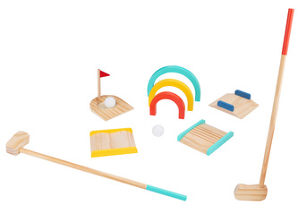 Minigolf v taške