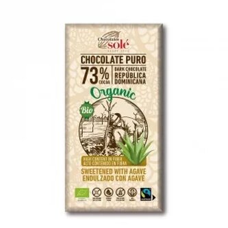 Chocolate Chocolates Solé - 73% organic sugar-free chocolate with agave