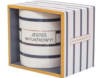Kubek prezentowy - Jesteś Wyjątkowy! Kubek prezentowy - Jesteś Wyjątkowy!