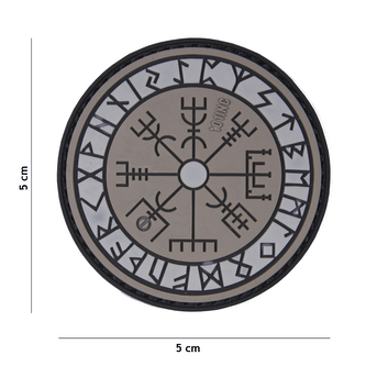 Gumová nášivka 101 Inc Protect Shield - šedá