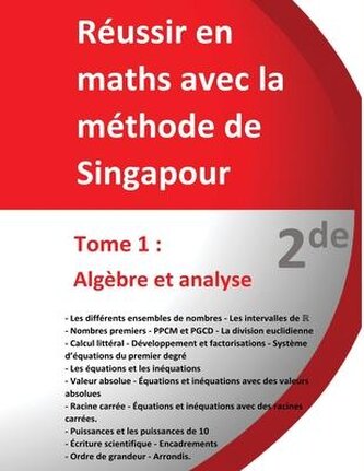Tome 1 - 2de - Algèbre et analyse - Réussir en maths avec la méthode de Singapour: Réussir en maths avec la méthode de Singapour