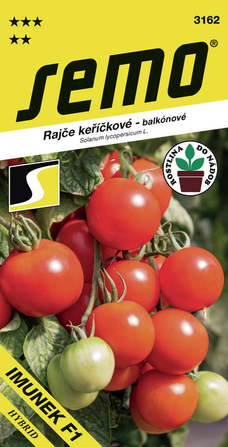 Rajče keř. -  Imunek F1 (SM-KONT) 40s - série DO NÁDOB Rajče keř. -  Imunek F1 (SM-KONT) 40s - série DO NÁDOB