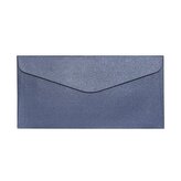 Ozdobné obálky Pearl - DL, 150 g, tm. modré, 10 ks