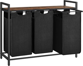 Koš na prádlo Vasagle File 114 l černý