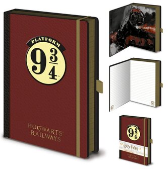 Poznámkový A5 blok Harry Potter: Nástupiště 9 3/4 (14,8 x 21 cm)