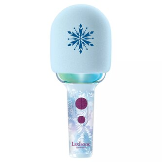 Svítící bezdrátový karaoke mikrofon Ledové království