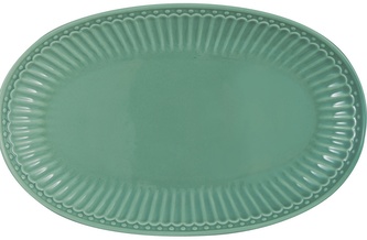 Porcelánový servírovací talíř Alice Dusty Green