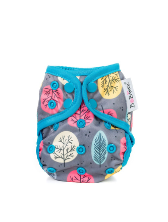 Bobánek Novorozenecké svrchní kalhotky patentky - Stromky