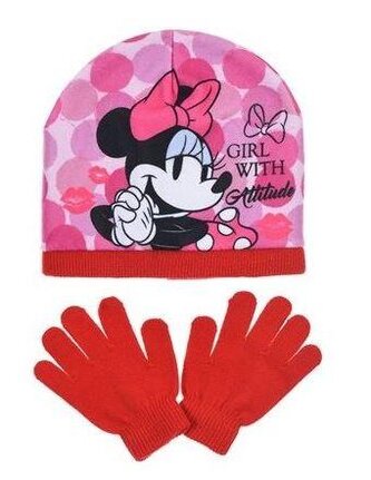 ČEPICE A RUKAVICE MINNIE - velikost 52