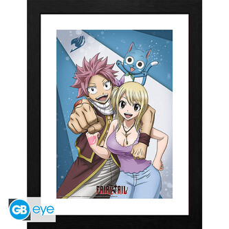 Obraz na zeď - Fairy Tail - Nutsu & Lucy, 34.3 × 44.5 cm
