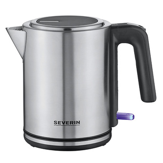 Rychlovarná konvice Severin, WK 3489, kapacita 1 L, nerezová ocel, automatické vypnutí, ukazatel hladiny vody, 2400 W