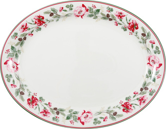 Porcelánový servírovací talíř Leonora White