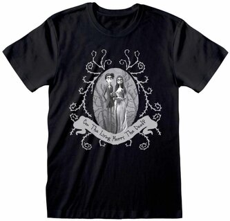 Pánské tričko Corpse Bride|Mrtvá nevěsta Tima Burtona: Dead Wedding (M) černá bavlna