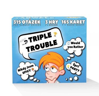 Triple Trouble PACK - Karetní párty set Triple Trouble PACK - Karetní párty set
