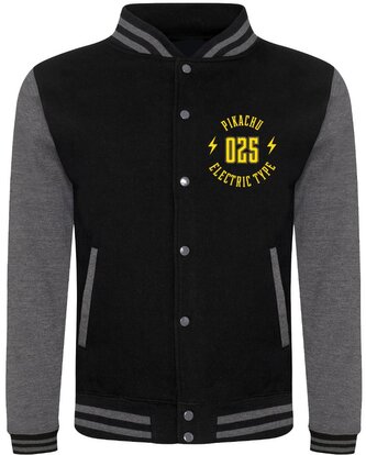 Pánská bunda Pokémon: Kolegiát Pikachu (XL) černá bavlna