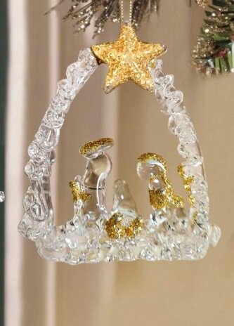 Betlem skleněná závěsná ozdoba I. BRANDANI