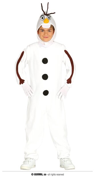 Sněhulák Olaf dětský kostým 3-4 roky