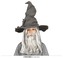 Šedý dětský klobouk Gandalf