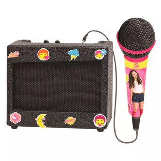 Přenosný karaoke set s mikrofonem