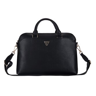 Guess PU Grained Triangle Logo Taška na Notebook 13/14/15" Black