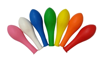 Balónek CONCORDE 23cm, sáček 12ks, mix barev