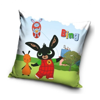 Carbotex Polštářek Zajíček Bing Pouštění draka 40x40 cm