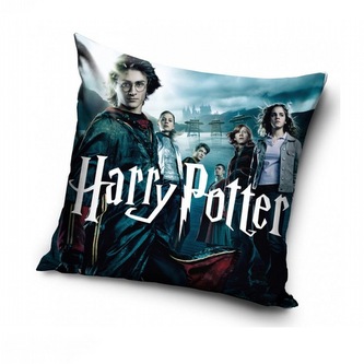 Carbotex Povlak na polštářek Harry Potter a Čarodějovi učni 40x40 cm