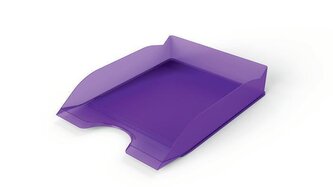 Odkladač "Basic", transparentní fialová, plast, DURABLE 1701674992