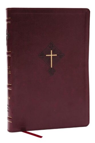 Rsv2ce, Thinline Large Print Catholic Bible, Crimson Leathersoft, Comfort Print