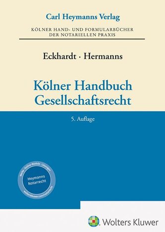 Kölner Handbuch Gesellschaftsrecht