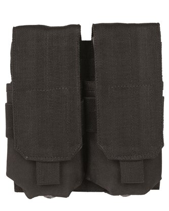 Pouzdro na zásobník Mil-Tec M4/M16 Double Molle - černé