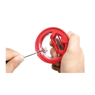 Čistící šňůra na zbraně Real Avid Bore Boss 6,5mm/.243/.260 - červená-černá