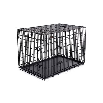 Přepravní klec pro zvířata Levino XXL 122 cm černá