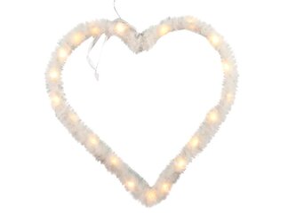 DEKORACE SRDCE 20LED S ČASOVAČEM