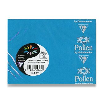 Obálka CF - 100x75 mm modrá 120g (20ks)