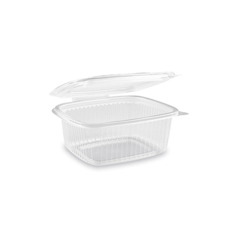 Miska (PP) s viečkom oválna priehľadná 500ml [50 ks]