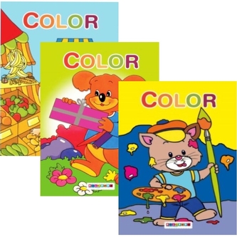 Omalovánky pro nejmenší  A4, mix druhů