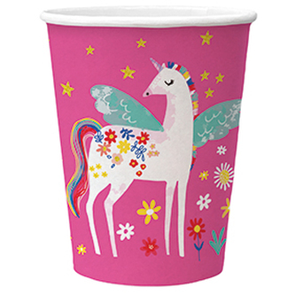 Papírový kelímek PAW Eco 250 ml Fairy Unicorn / 10 ks