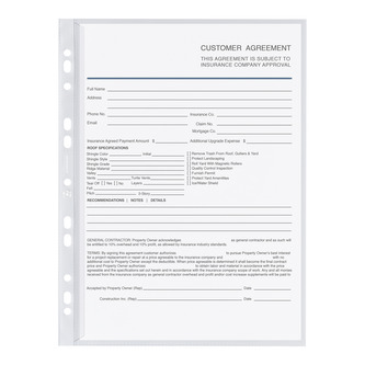 Obal prospektový Oxford A4/100 ks čirý